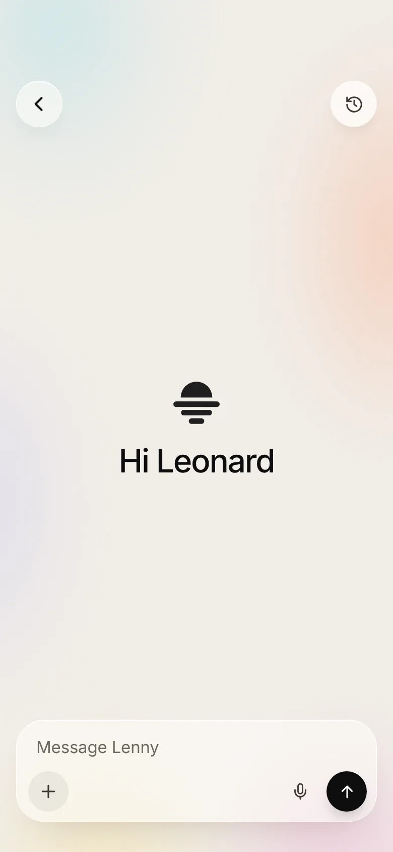 Lenny on a phone